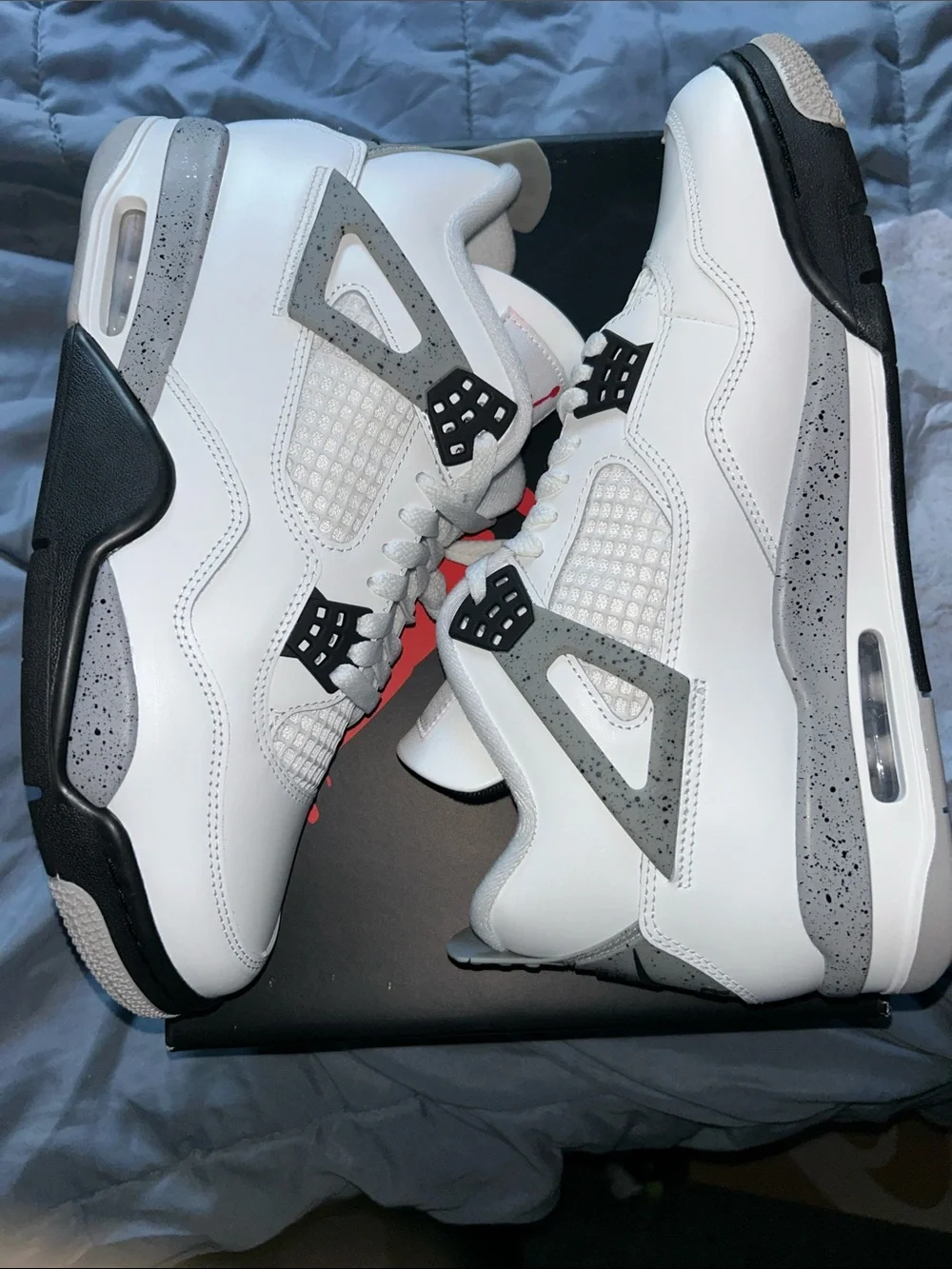 Jordan White and Red Men’s Retro Sneakers